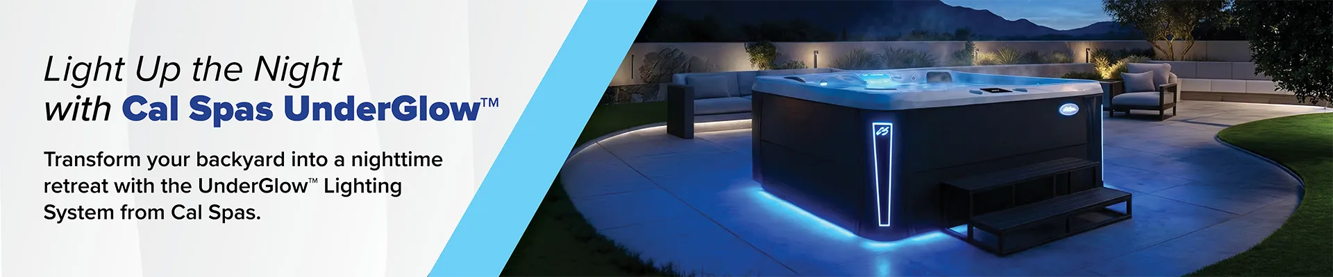 Calspas hot tub being used in a family setting - Whiteplains