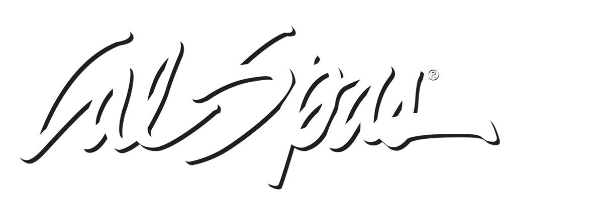 Calspas White logo hot tubs spas for sale Whiteplains